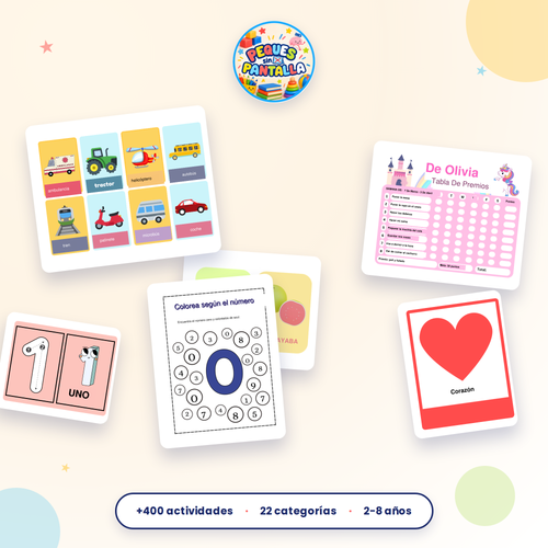 Fichas de Peques Sin Pantalla ya impresas