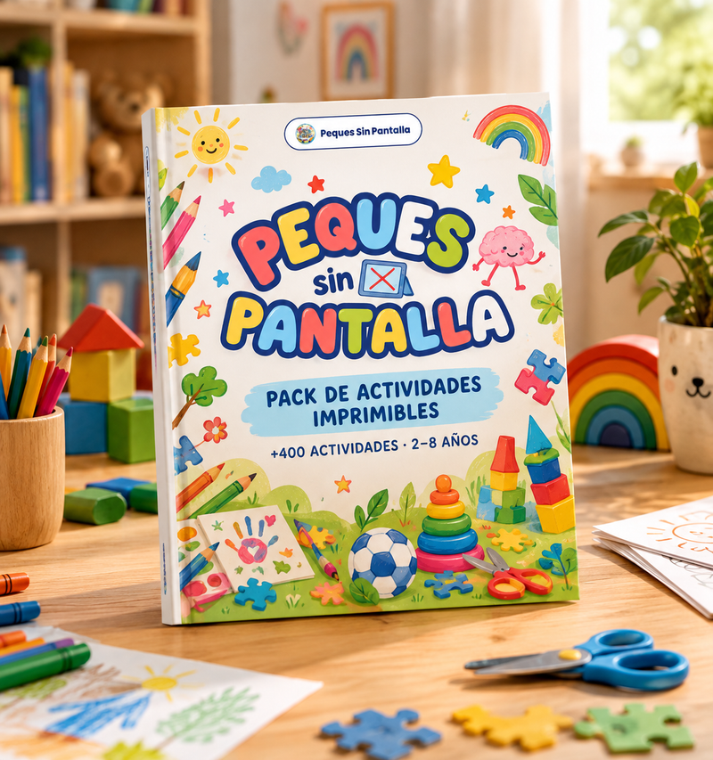 Pack de Actividades Imprimibles "Peques Sin Pantalla" — +400 Actividades (2-8 años)